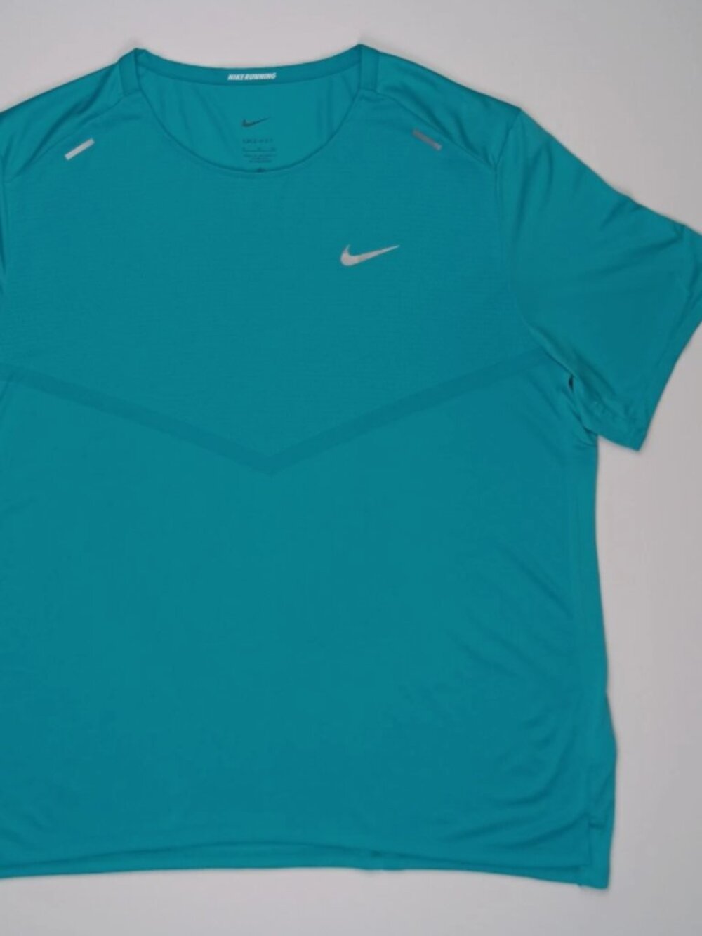 Nike Rise 365 Dri-Fit Gym Running T-Shirt Light Teal Blue Men's Size XL